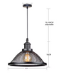 Vintage Retro Zwarte Hanglamp – Industriële Net-Cage Stijl, E27 LED Armatuur
