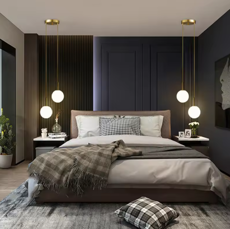 Moderne LED Hanglamp – Scandinavisch Ontwerp met Glazen Bol