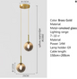 Moderne LED Hanglamp met Glazen Bol – Scandinavisch Design – Witte of Rookgrijze Plafondlamp voor Slaapkamer, Studiekamer & Hotel