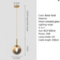 Moderne LED Hanglamp met Glazen Bol – Scandinavisch Design – Witte of Rookgrijze Plafondlamp voor Slaapkamer, Studiekamer & Hotel
