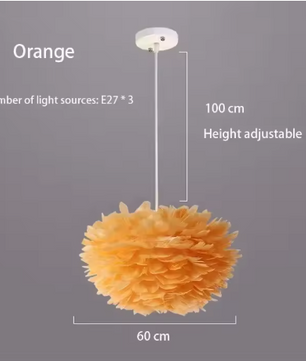 Veren Kroonluchter – Moderne Scandinavische Hanglamp met E27 LED