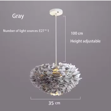 Veren Kroonluchter – Moderne Scandinavische Hanglamp met E27 LED