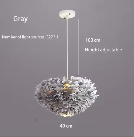Veren Kroonluchter – Moderne Scandinavische Hanglamp met E27 LED