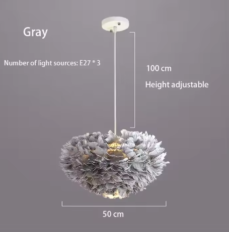 Veren Kroonluchter – Moderne Scandinavische Hanglamp met E27 LED