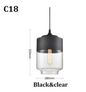 Moderne Nordic LED Hanglamp – Glas & Metaal, Zwart/Wit Design