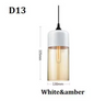 Moderne Nordic LED Hanglamp – Glas & Metaal, Zwart/Wit Design