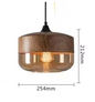Moderne Nordic LED Hanglamp – Glas & Metaal, Zwart/Wit Design