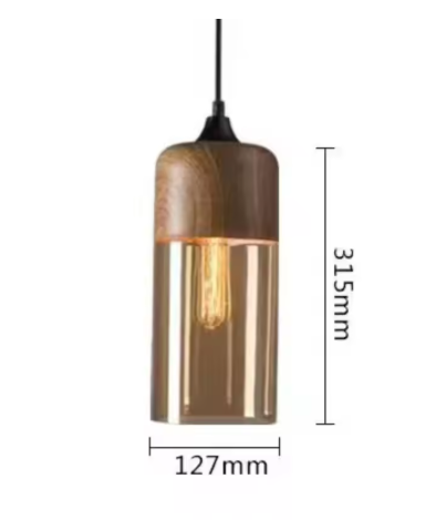 Moderne Nordic LED Hanglamp – Glas & Metaal, Zwart/Wit Design