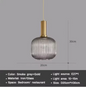 Nordic Glazen Hanglamp – Cognac, Groen, Wit & Rookgrijs, Modern Design