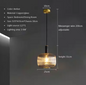 Nordic Glazen Hanglamp – Cognac, Groen, Wit & Rookgrijs, Modern Design