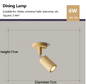 Noordse Houten Plafondlamp – Verstelbare Draaibare Spotlight