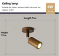 Noordse Houten Plafondlamp – Verstelbare Draaibare Spotlight