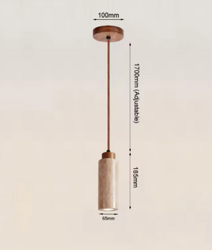 Wabi Sabi Hanglamp – Travertijn Plafondlamp