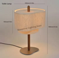 Wabi Sabi Plafondlamp – Stoffen Kroonluchter met LED E27, Japans Minimalistisch Design