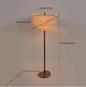 Wabi Sabi Plafondlamp – Stoffen Kroonluchter met LED E27, Japans Minimalistisch Design