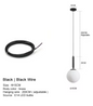 Moderne Kroonluchter – Glazen Bol LED Hanglamp voor Woonkamer, Eetkamer & Slaapkamer