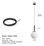 Moderne Kroonluchter – Glazen Bol LED Hanglamp voor Woonkamer, Eetkamer & Slaapkamer