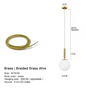 Moderne Kroonluchter – Glazen Bol LED Hanglamp voor Woonkamer, Eetkamer & Slaapkamer
