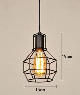Industriële Retro Hanglamp – Vintage IJzeren Plafondlamp voor Keuken, Eetkamer & Bar