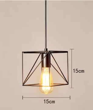 Industriële Retro Hanglamp – Vintage IJzeren Plafondlamp voor Keuken, Eetkamer & Bar