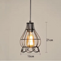 Industriële Retro Hanglamp – Vintage IJzeren Plafondlamp voor Keuken, Eetkamer & Bar