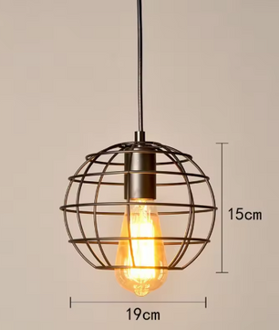 Industriële Retro Hanglamp – Vintage IJzeren Plafondlamp voor Keuken, Eetkamer & Bar
