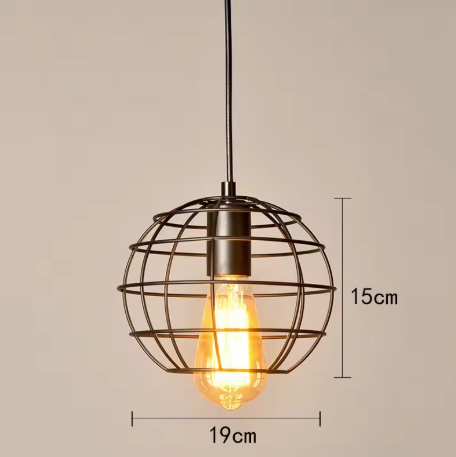 Industriële Retro Hanglamp – Vintage IJzeren Plafondlamp voor Keuken, Eetkamer & Bar