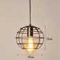 Industriële Retro Hanglamp – Vintage IJzeren Plafondlamp voor Keuken, Eetkamer & Bar