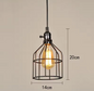 Industriële Retro Hanglamp – Vintage IJzeren Plafondlamp voor Keuken, Eetkamer & Bar