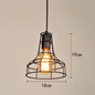 Industriële Retro Hanglamp – Vintage IJzeren Plafondlamp voor Keuken, Eetkamer & Bar