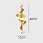 Glans LED Hanglamp – Moderne Plafondlamp of Wandlamp in het Goud of Zwart