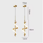 Glans LED Hanglamp – Moderne Plafondlamp of Wandlamp in het Goud of Zwart
