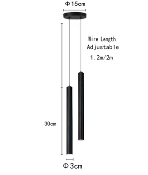 Scandinavische LED Hanglamp – Minimalistisch Design met Cilinderlamp