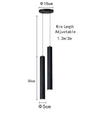 Scandinavische LED Hanglamp – Minimalistisch Design met Cilinderlamp