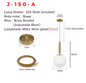 Moderne Scandinavische Hanglamp – Minimalistisch Design met Glazen Bol
