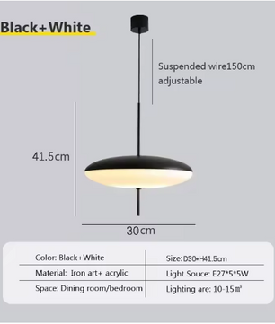 Nordic LED Hanglamp – Vliegende Schotel Ontwerp
