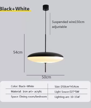 Nordic LED Hanglamp – Vliegende Schotel Ontwerp