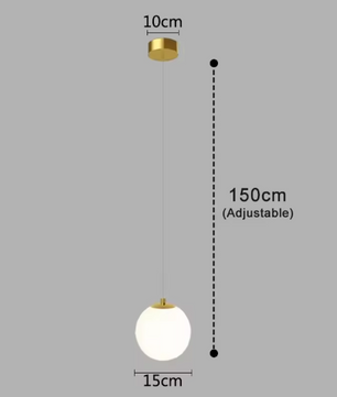 Moderne Glazen Led Hanglamp – Scandinavisch Design