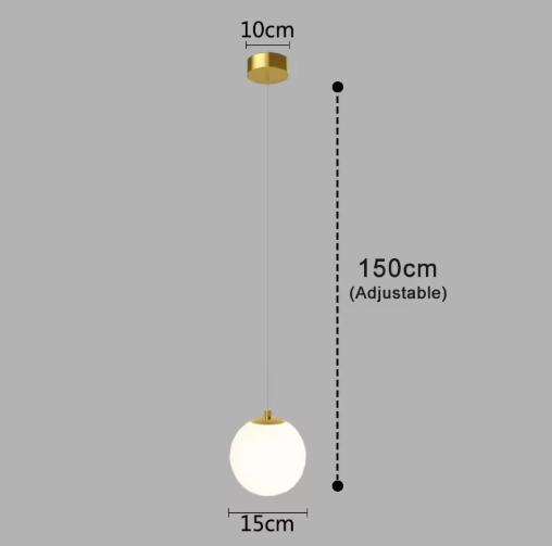 Moderne Glazen Led Hanglamp – Scandinavisch Design