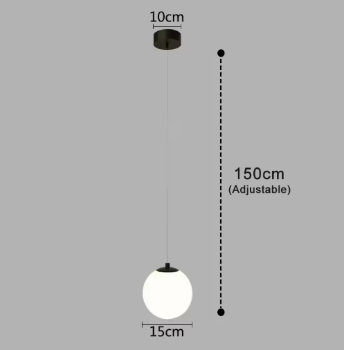 Moderne Glazen Led Hanglamp – Scandinavisch Design