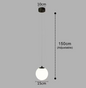 Moderne Glazen Led Hanglamp – Scandinavisch Design
