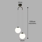 Moderne Glazen Led Hanglamp – Scandinavisch Design