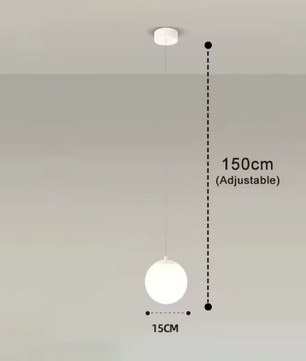 Moderne Glazen Led Hanglamp – Scandinavisch Design