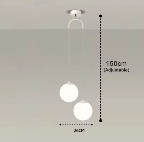 Moderne Glazen Led Hanglamp – Scandinavisch Design