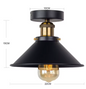 Vintage Industriële Plafondlamp – Rustiek Metalen Armatuur