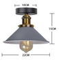 Vintage Industriële Plafondlamp – Rustiek Metalen Armatuur