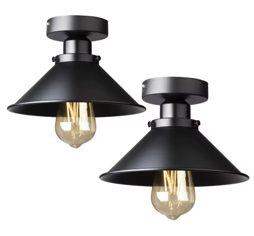 Vintage Industriële Plafondlamp – Rustiek Metalen Armatuur