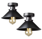 Vintage Industriële Plafondlamp – Rustiek Metalen Armatuur