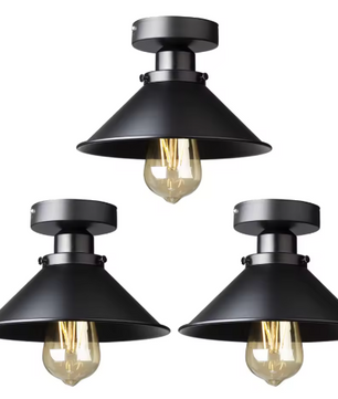 Vintage Industriële Plafondlamp – Rustiek Metalen Armatuur
