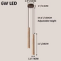 Led Hanglamp Buisvormig – Houten Plafondlamp in Japanse Stijl, Modern & Rustiek